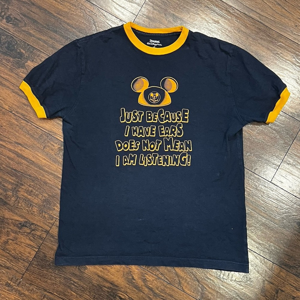 Mickey Mouse Disneyland Walt Disney World T-shirt,‎ Men's Size Medium,